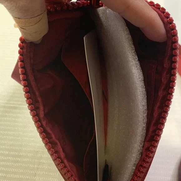 Sephora x Dagne Dover Mara Phone Sling Crossbody Bag burgundy color. NEW - Picture 7 of 9